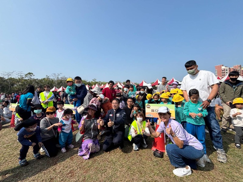 臺南市幼兒運動會 曾文市政願景園區熱鬧登場 市長黃偉哲邀請全市親子齊聚共創溫馨運動回憶