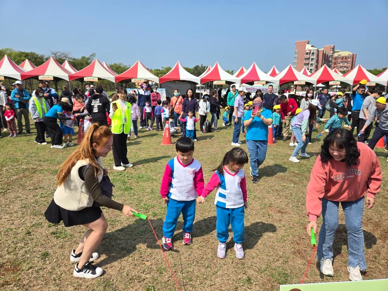 臺南市幼兒運動會 曾文市政願景園區熱鬧登場