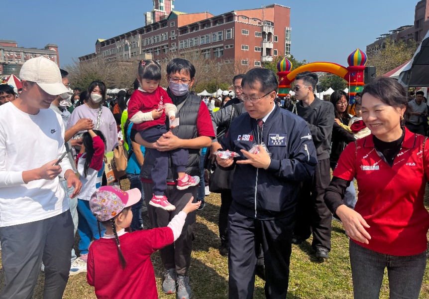 臺南市幼兒運動會 曾文市政願景園區熱鬧登場 市長黃偉哲邀請全市親子齊聚共創溫馨運動回憶