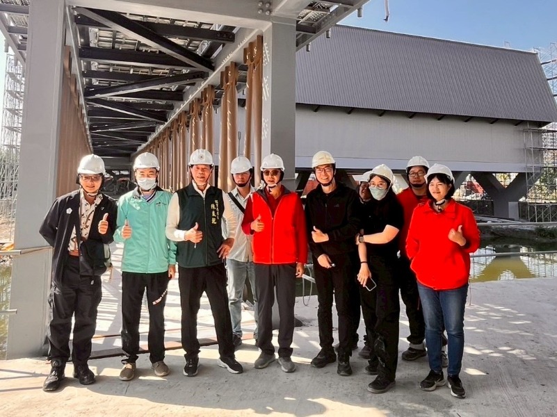 局長陳良乾勉勵工程團隊