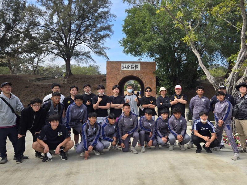 「2026年第一屆府城盃國際青年七人制橄欖球邀請賽」臺南一中及日本鶴來高校參訪億載金城