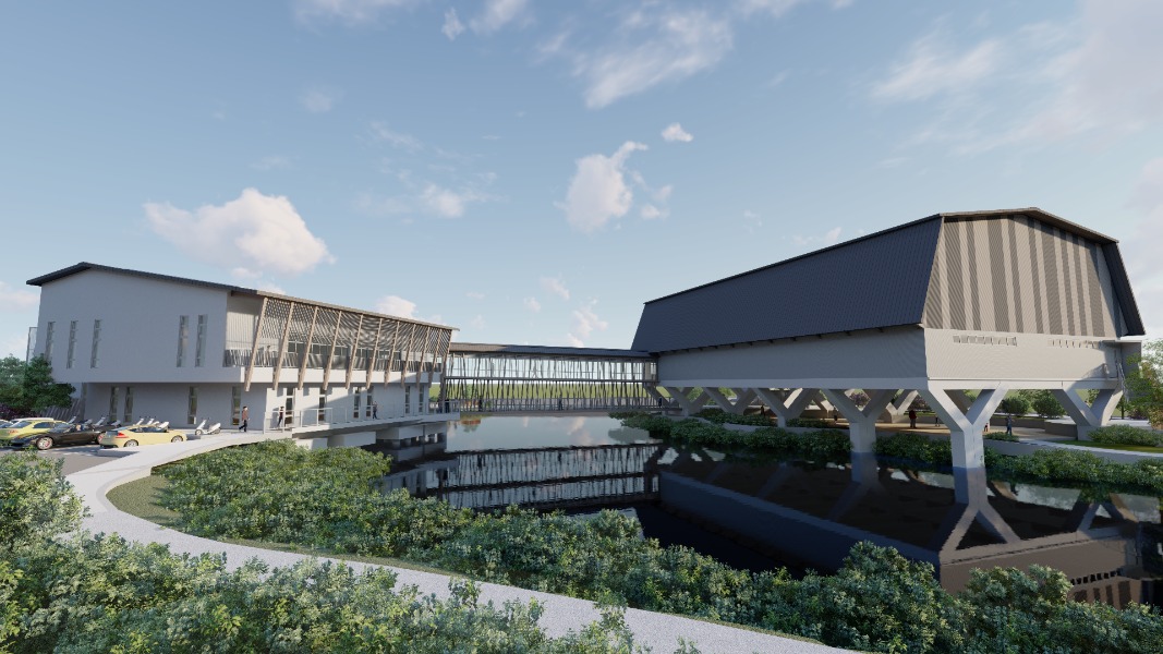 安南全民運動館結合水岸設及及城市景觀榮獲2024年國家卓越建設獎