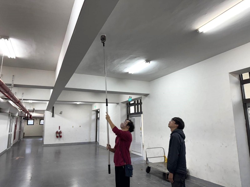 體育局新營體育館加強消防設備檢查