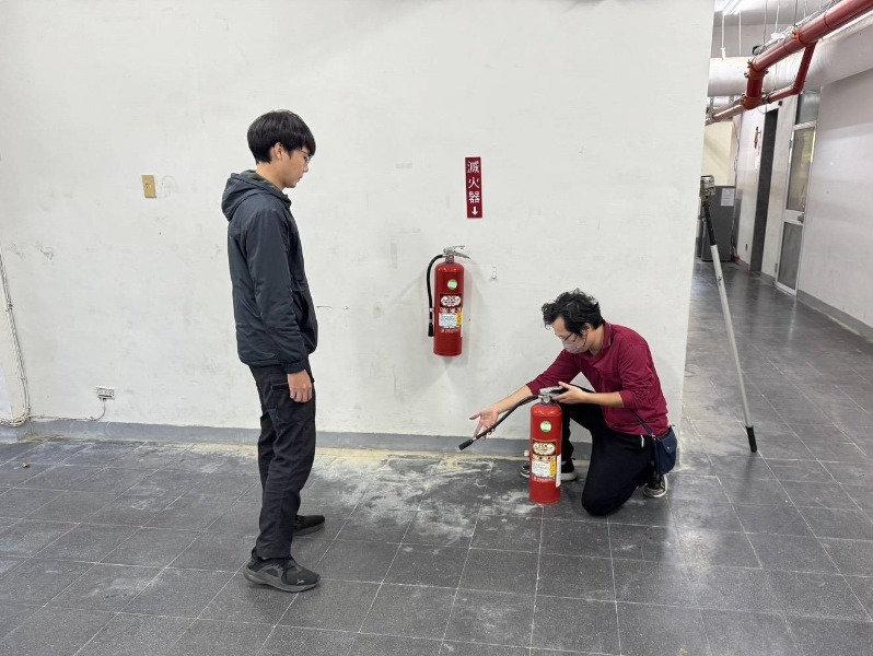 體育局新營體育館消加強防滅火器檢查