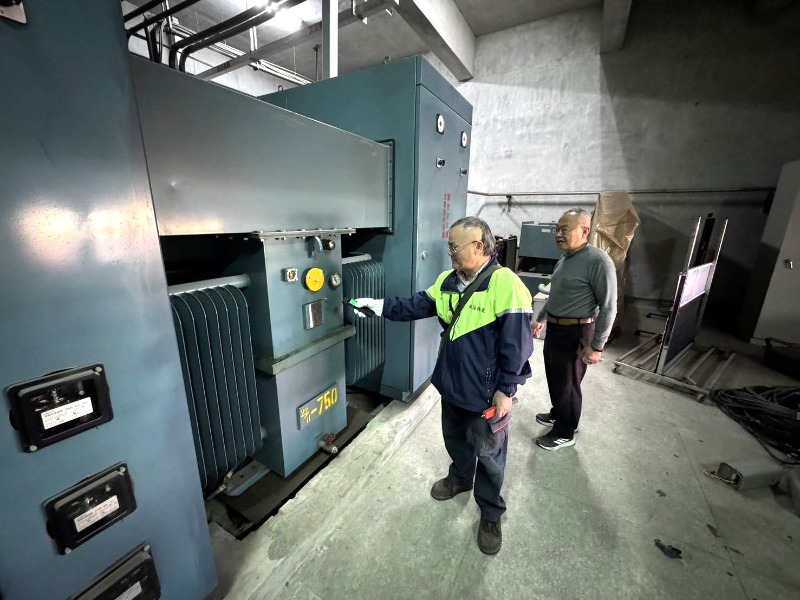 體育局新營體育館加強電力設備檢查