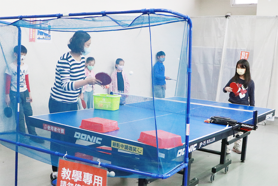 永華國民運動中心桌球課程示意圖