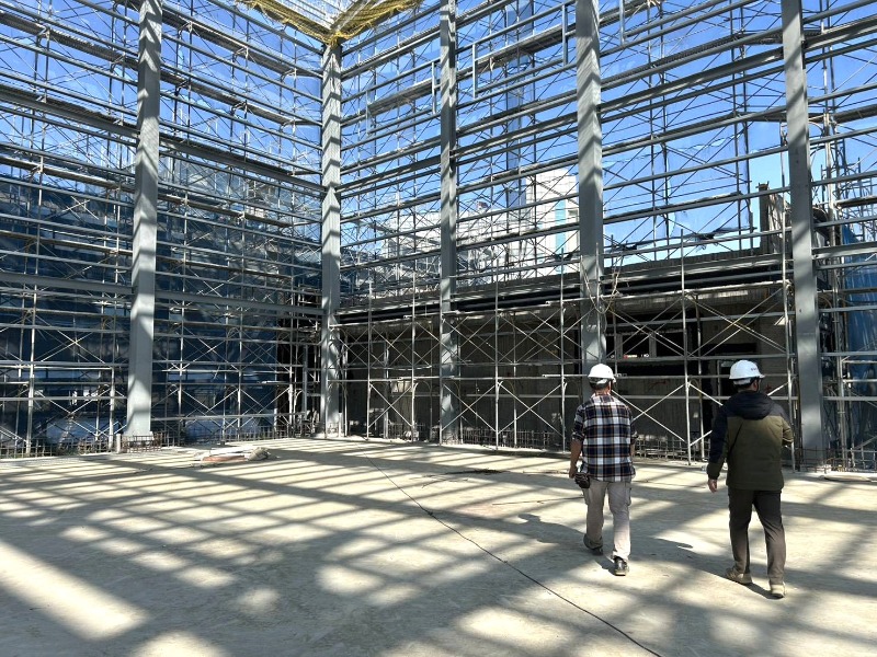 永康全民運動館春節前加強工程巡檢