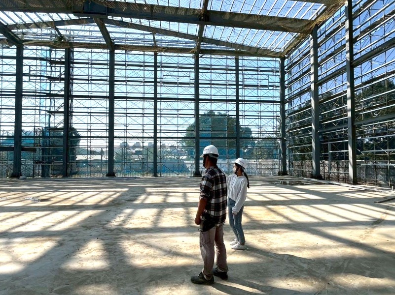 永康全民運動館加強春節前工安巡檢