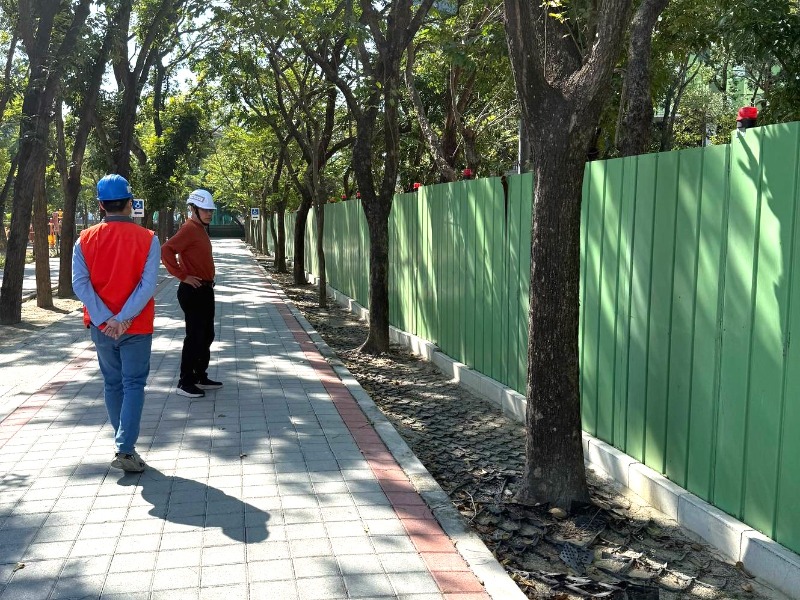 新營全民運動館春節前加強工安檢查