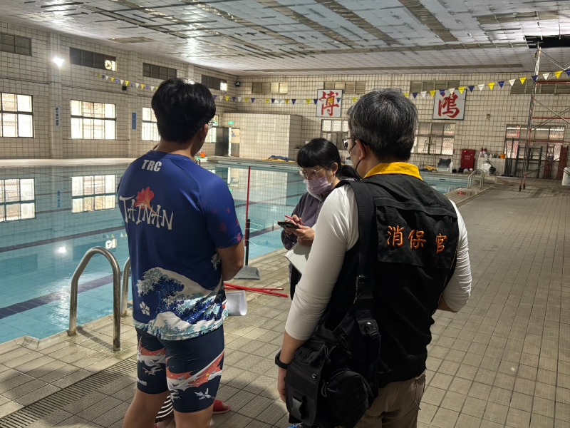 市府聯合稽查該運動場館設施安全