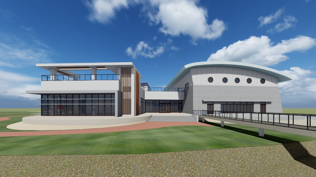 南科全民運動館示意圖