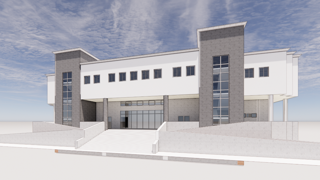 仁德全民運動館示意圖