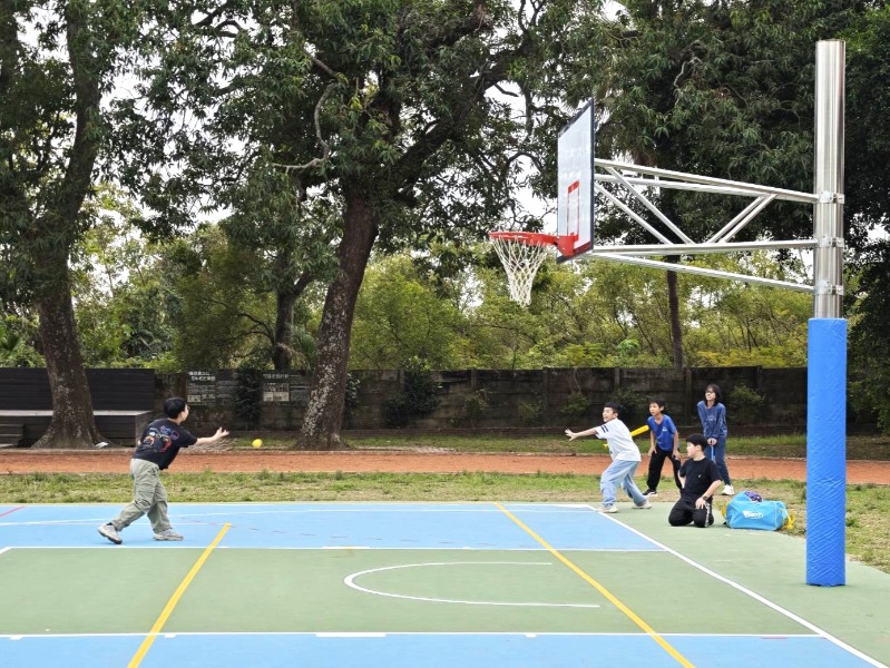 後壁區樹人國小綜合球場整建後提供安全舒適環境