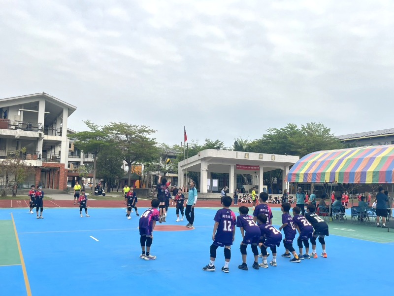 臺南市115年中小學躲避球對抗賽男子組跳球