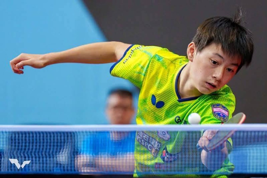 長榮中學高男組桌球單打郭冠宏金牌