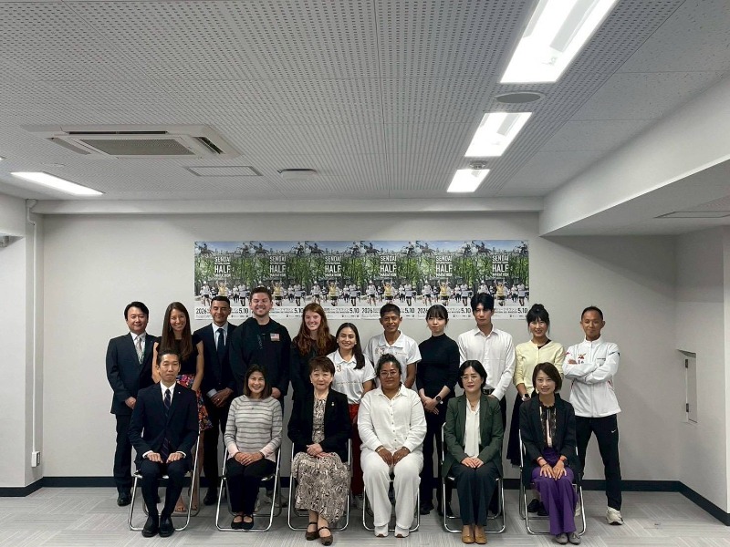 仙台市與各友誼城市領隊合影