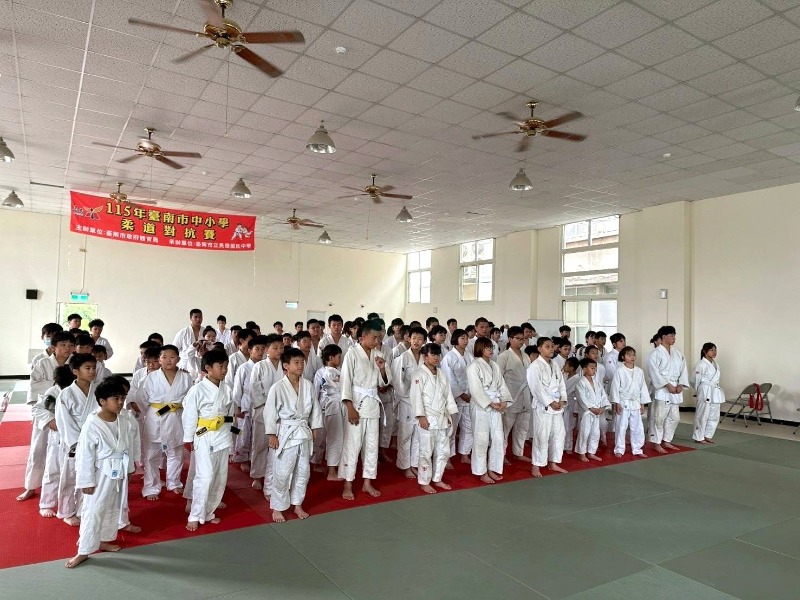 臺南市115年中小學柔道對抗賽開幕