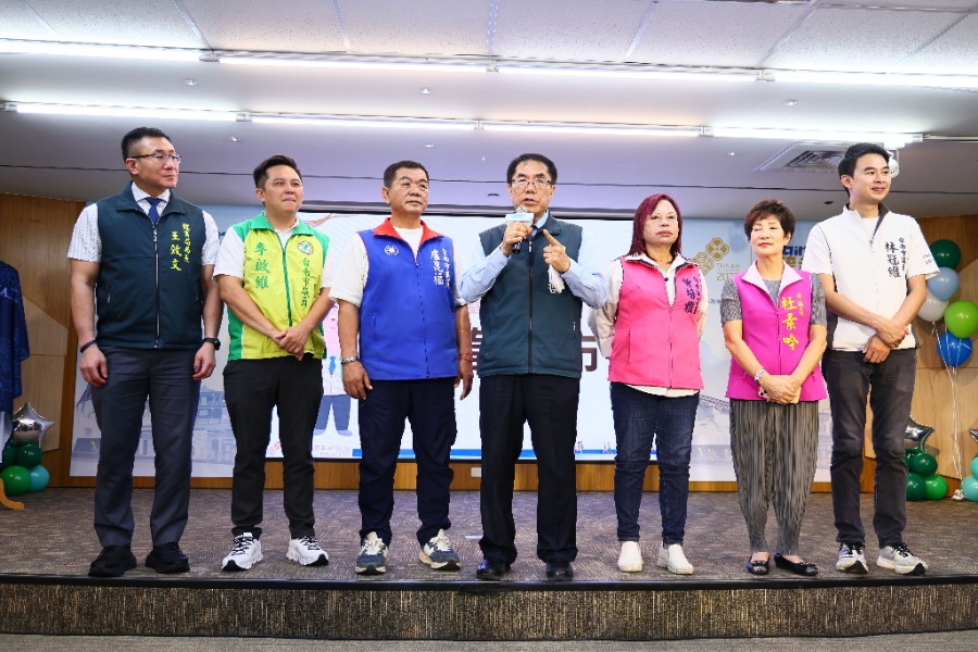 2027臺南古都國際半程馬拉松開報記者會市長黃偉哲致詞