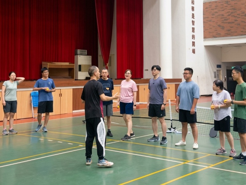 歸仁全民運動中心小皮球匹克球活動