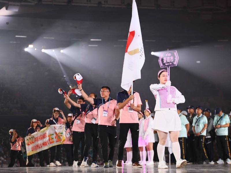 臺南市代表隊參加115全民運開幕典禮