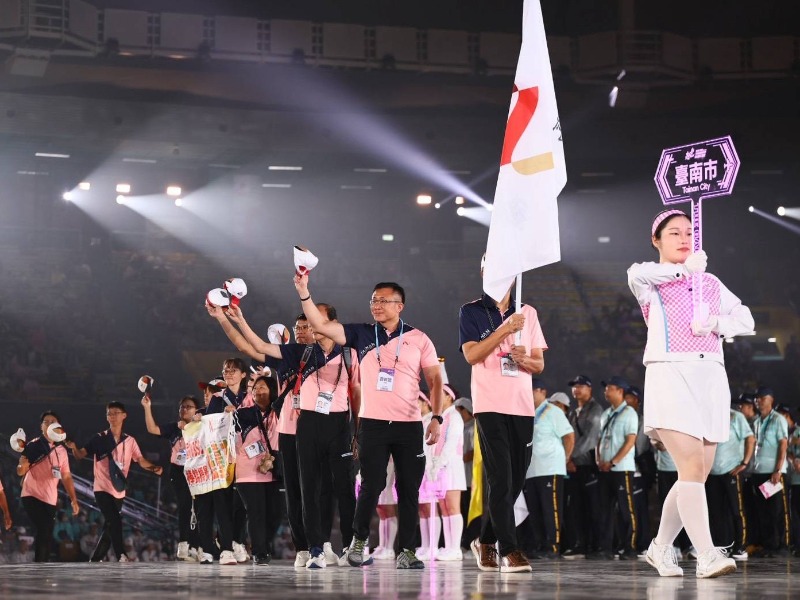 臺南市代表隊參加115全民運開幕典禮